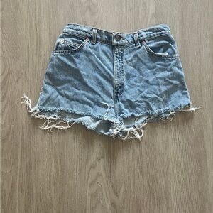 Vintage Levi’s cutoff Jean shorts